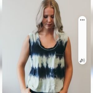 Sanctuary Tie Dye One Pocket Tank  Size M